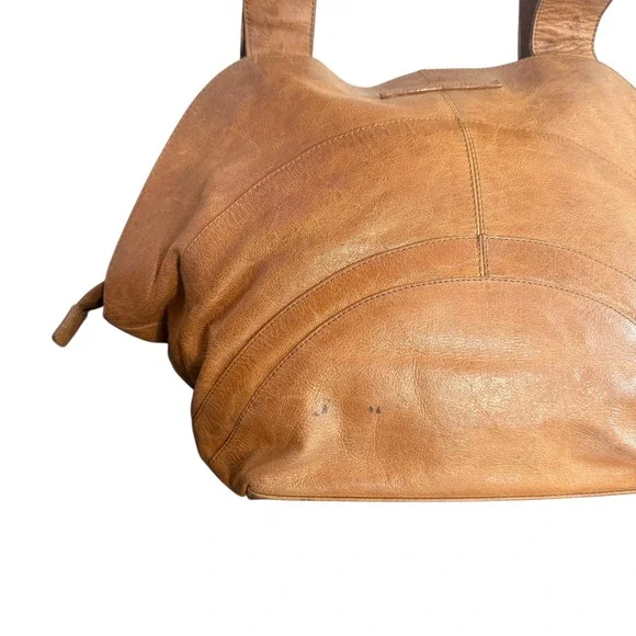 Limon Piel Handmade Colombia Brown Leather Asymmetric Hobo Shoulder Bag Unique - Picture 12 of 16